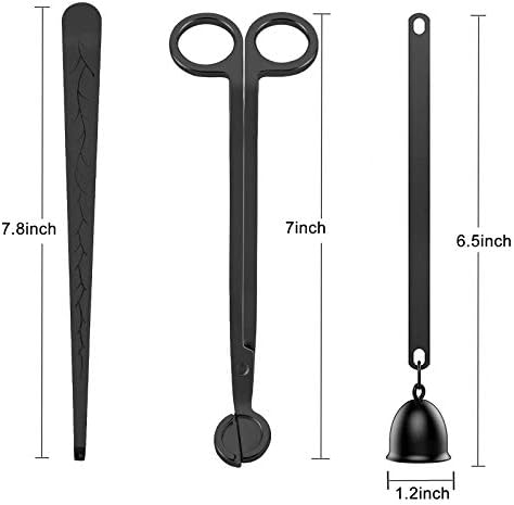 Candle Snuffer Set with Wick Trimmer and Dipper