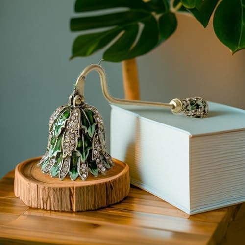 Elegant Candle Snuffer with Long Handle Green