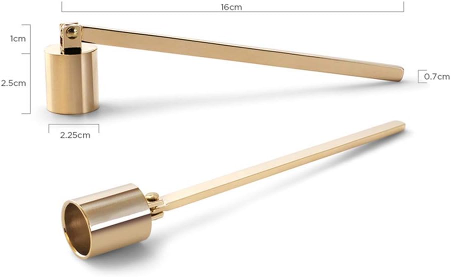 AimtoHome Gold Candle Snuffer with Long Handle