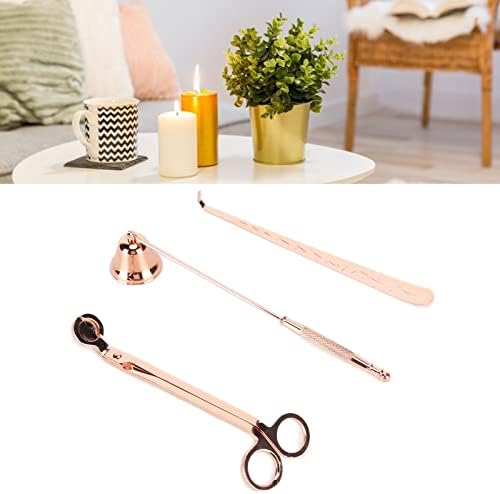 Rose Gold Candle Wick Trimmer Set 3pcs