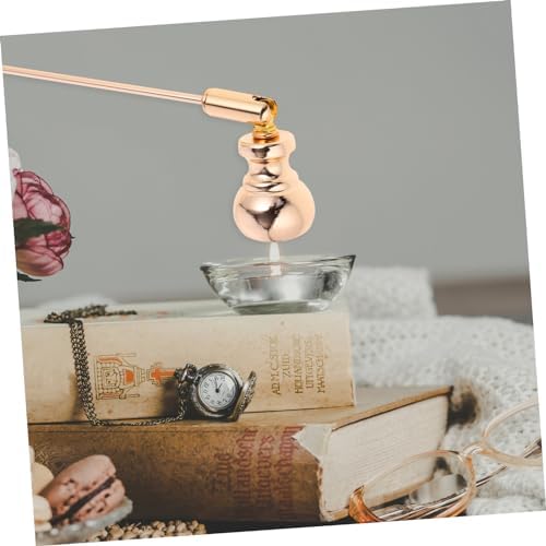Iron Candle Snuffer with Long Handle for Home Decor