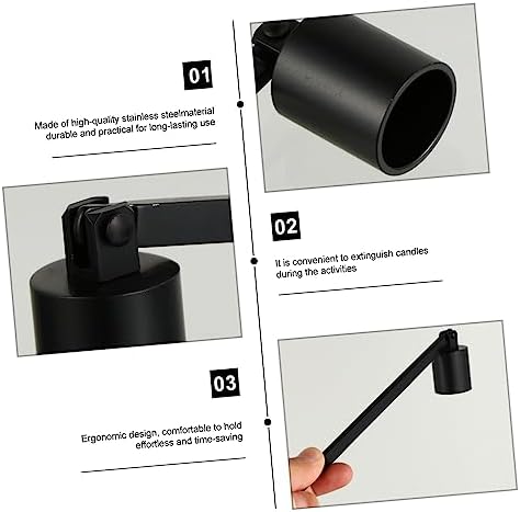 4pcs Candle Snuffer Stainless Steel Flame Extinguisher