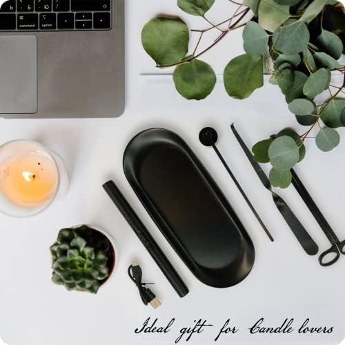 YZGJM Exquisite Candle Tool Kit with Lighter and Trimmer
