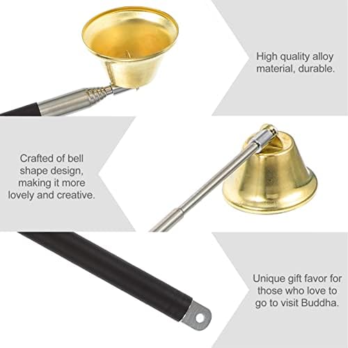 2pcs Extensible Candle Snuffer for Safe Wick Removal