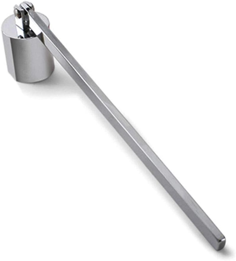 Stainless Steel Candle Snuffer with Long Handle Silver
