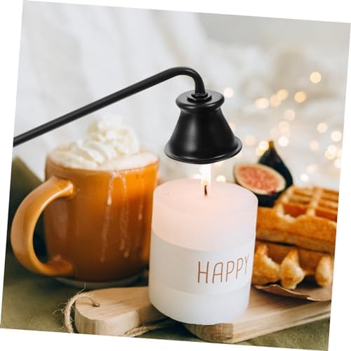 RORPOIR Candle Snuffer Cap Long Handle Flame Extinguisher for Safe Candle Use