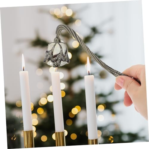 ERINGOGO Vintage Rhinestone Flower Candle Snuffer