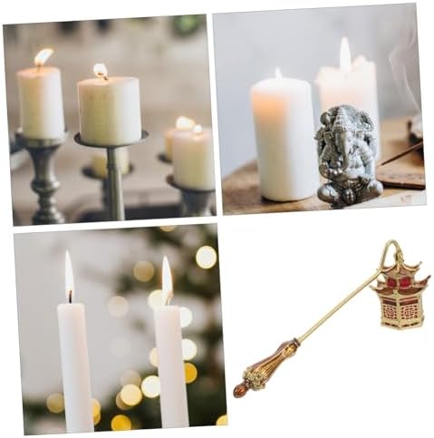 Elegant Candle Snuffer with Handle for Jar and Scented Candles