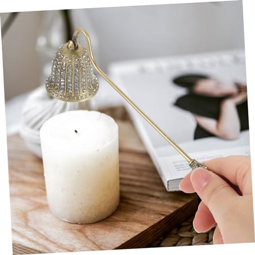 Happyyami Candle Snuffer with Rhinestones and Long Handle