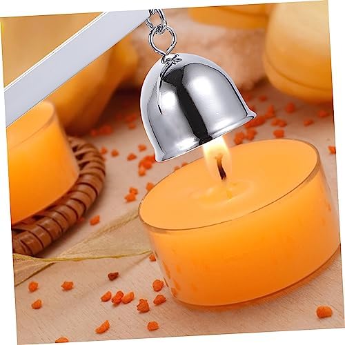 Luxshiny Long Handle Candle Snuffer Stainless Steel Wick Cover