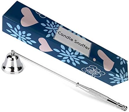Candle Snuffer Stainless Steel Elegant Flame Extinguisher for Candle Enthusiasts - Silver