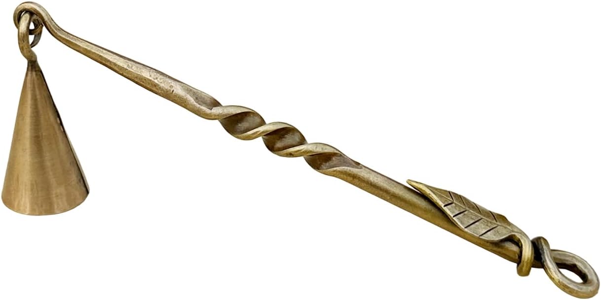 Living Ideas Hand Forged Leaf Candle Snuffer