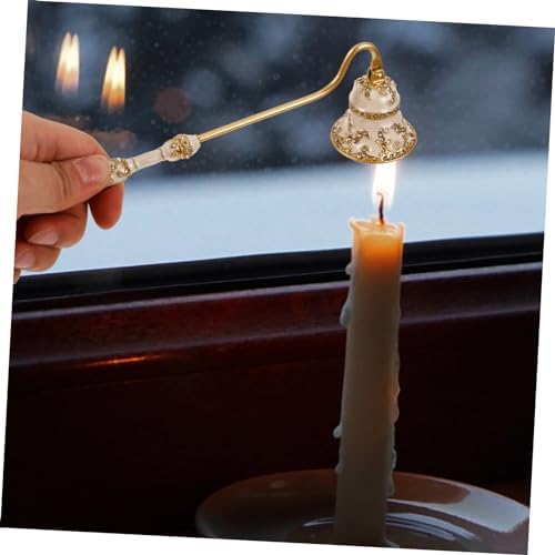 Happyyami Large Unique Candle Snuffer Metal Extinguisher Tool