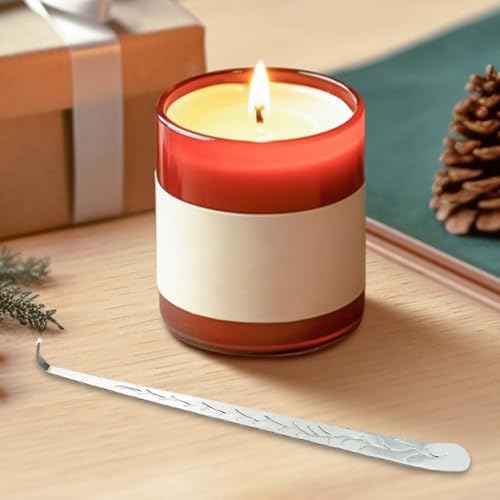 3 in 1 Candle Accessories Set with Snuffer Wick Trimmer and Hook