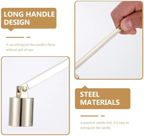 Candle Snuffer 2Pcs Portable Stainless Steel Extinguisher