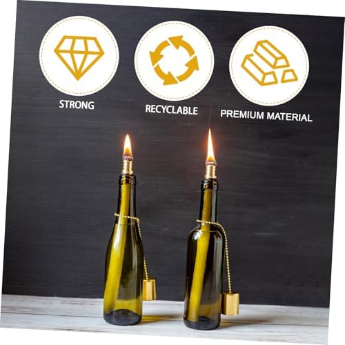 Zerodeko 2pcs Brass Candle Snuffer Reusable Fire Extinguisher