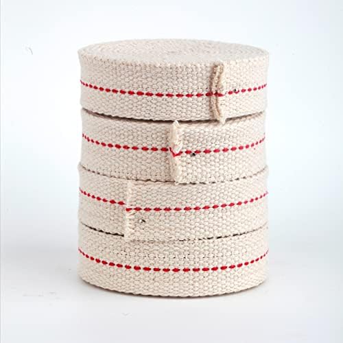 26 Foot Oil Lamp Wicks 4 Rolls Flat Cotton Wick Replacement