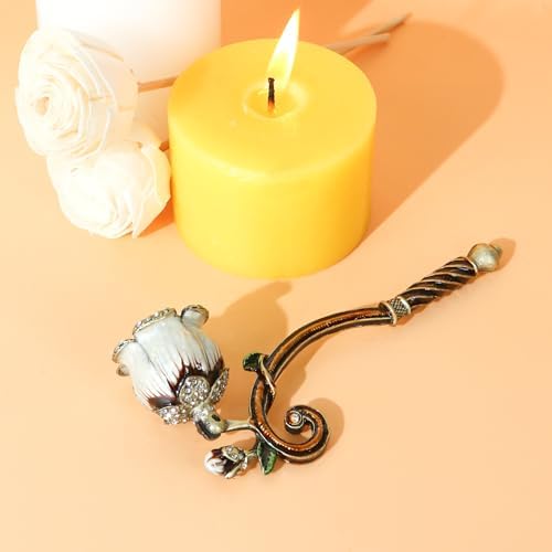 KH866 Candle Snuffer Vintage Flower Design