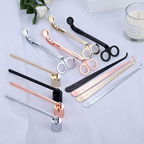 MUXSAM 3 in 1 Candle Accessory Set - Silver