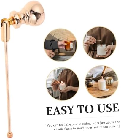 Iron Candle Snuffer with Long Handle for Home Decor