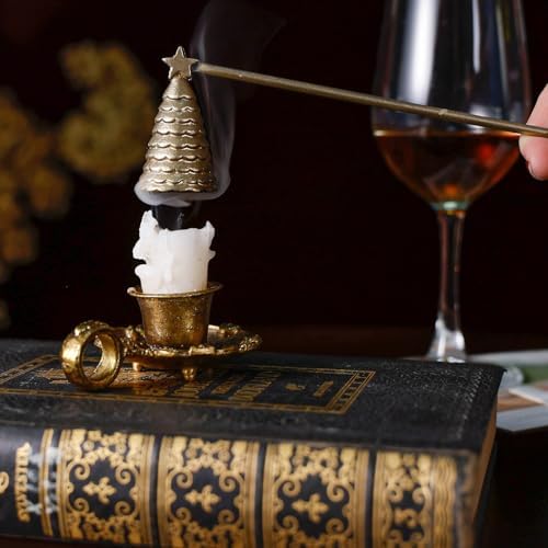 Nikky Home Candle Snuffer with Christmas Tree Design