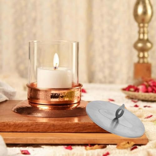 Stobaaza Candle Cover Stainless Steel Candle Topper