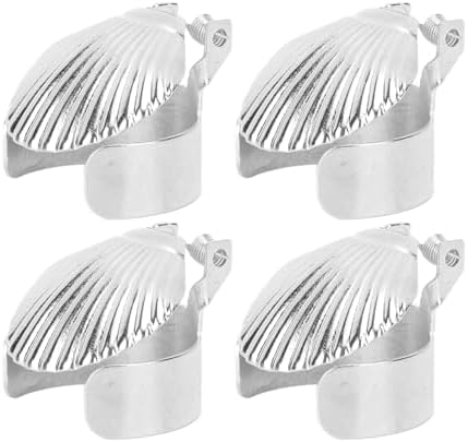 4Pcs Candle Snuffer Metal Shell Automatic Candle Stopper for Candle Extinguishing Silver