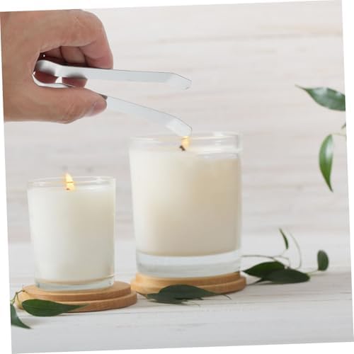 5 Sets Stainless Steel Candle Snuffer Wick Trimmer Extinguisher Clips