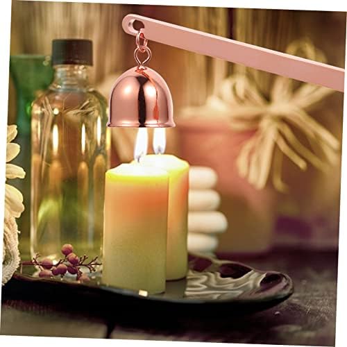 Stainless Steel Candle Snuffer with Long Handle for Safe Wick Coverage