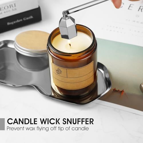 PATOISE 4 in 1 Candle Accessory Set Silver