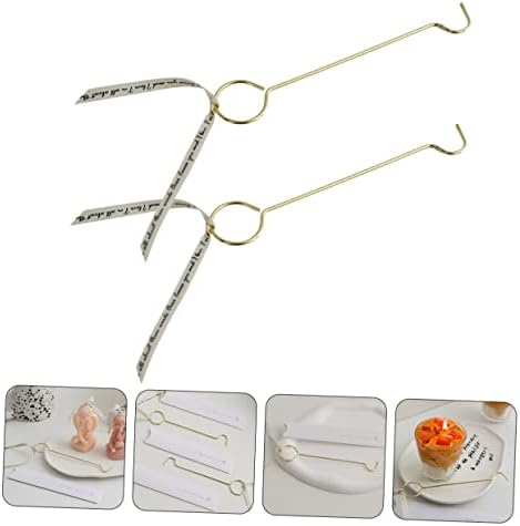 2pcs Candle Wick Hook Tool and Stainless Steel Candle Snuffer Set
