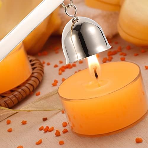 Long Handle Bell Shape Candle Snuffer Wrought Iron Design
