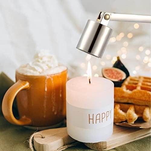 2pc Candle Snuffer Handle with Ergonomic Design for Scented Candles