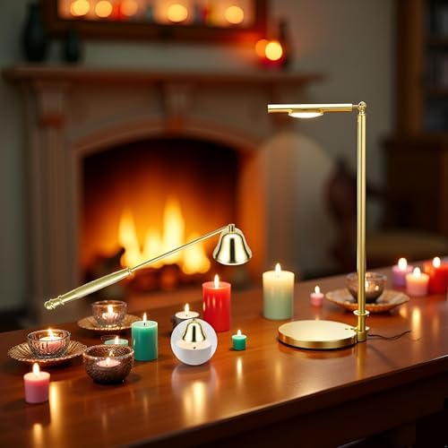 Jowxsx Golden Candle Trimmer with Long Handle