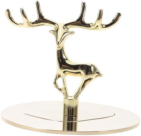 Metal Candle Topper Cover with Elk Design for Jar Candles