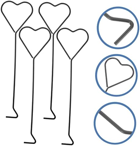 4pcs Heart Design Candle Wick Dippers for Safe and Stylish Use