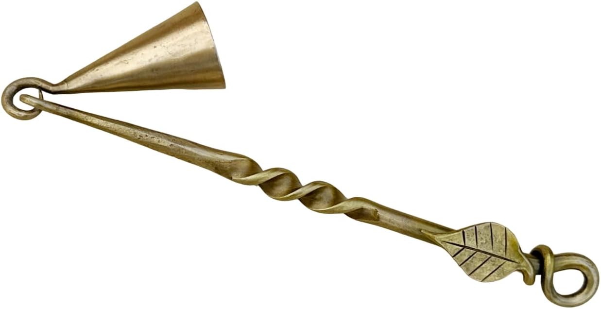 Living Ideas Hand Forged Leaf Candle Snuffer
