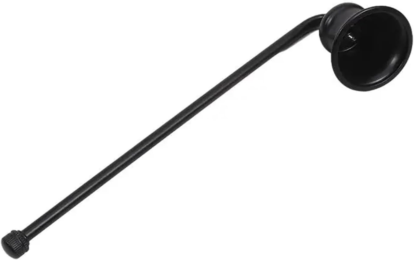 10Pcs Bell-Shaped Candle Snuffer Tool Set Black