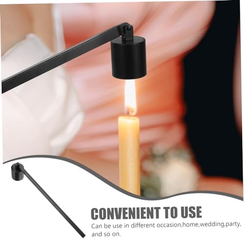 Zerodeko Black Candle Snuffer Tool for Home and Decor