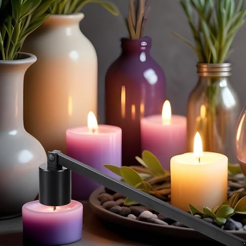 Exircy Candle Snuffer with Long Handle and Stainless Steel Design