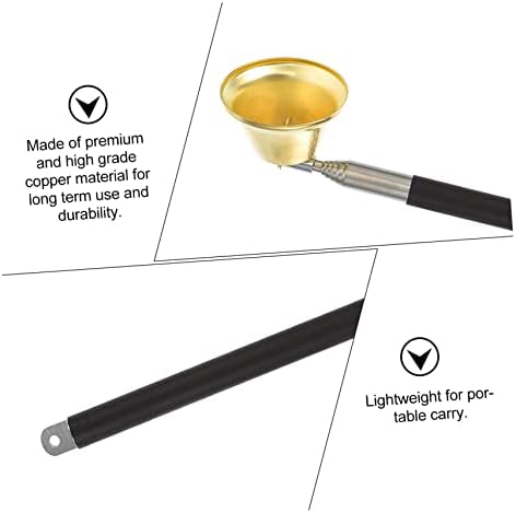 Copper Candle Snuffer Tool with Extensible Handle