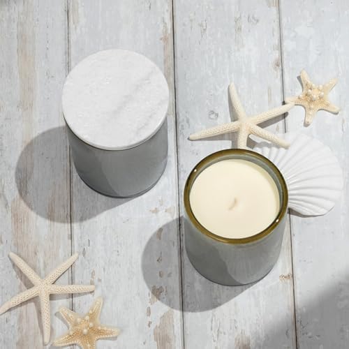 LAFCO New York Classic Candle Lid White Polished Marble