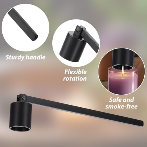 Exircy Candle Snuffer with Long Handle and Stainless Steel Design