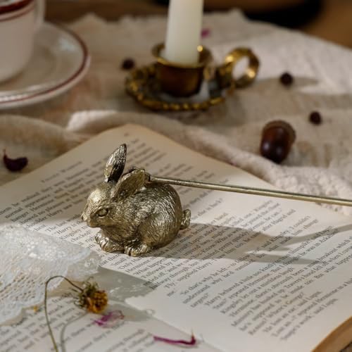 NIKKY HOME Candle Snuffer with Long Handle Bunny Style
