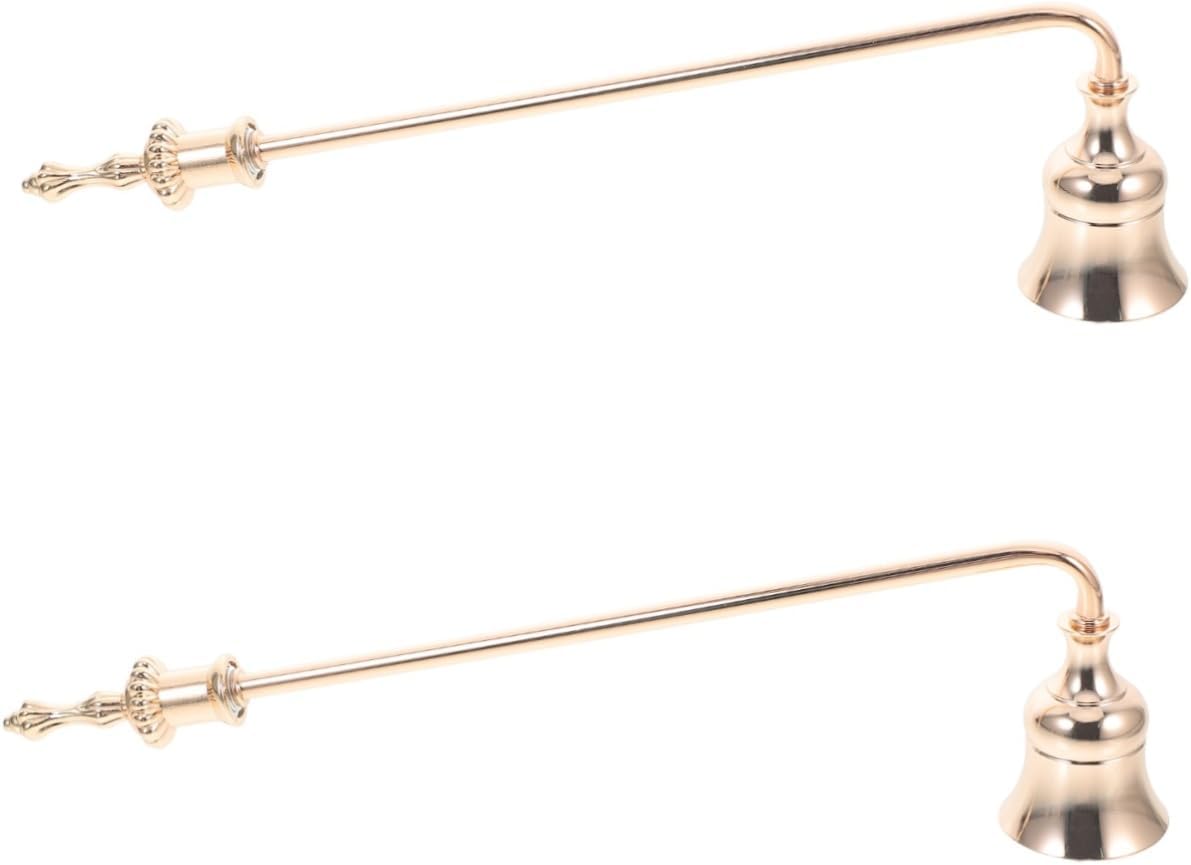 2pcs Candle Snuffer with Antique Design for Wick Extinguishing