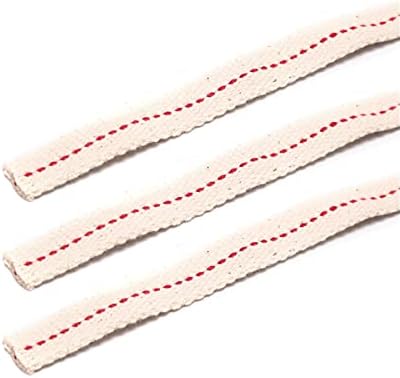 3 Rolls Strong Flat Cotton Wick 12 Inch for Oil Lantern