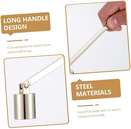 2pcs Stainless Steel Candle Snuffers for Scents and Decor