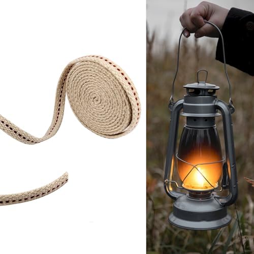 CHTUGEM 1 Roll Oil Lamp Wick 65 Feet 12 Inch Flat Cotton