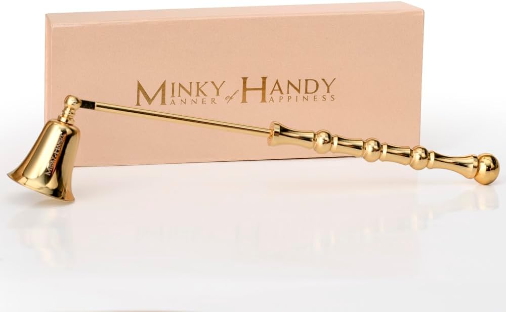 Luxury Brass Candle Snuffer - Gold Finish