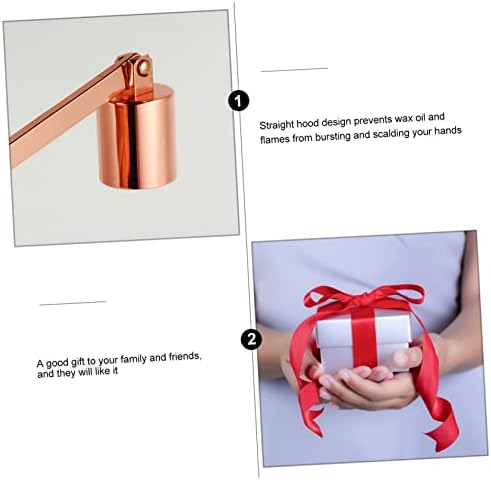 Stoanza 1pc Candle Snuffer Stainless Steel Flame Extinguisher Tool for Wick Control